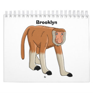 Abbildung des tierischen Cartoon Kalender