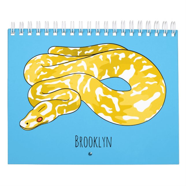 Abbildung des tierischen Cartoon Kalender (Titelbild)