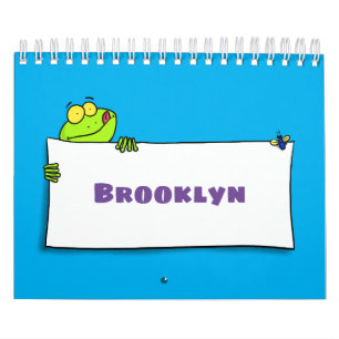 Abbildung des tierischen Cartoon Kalender