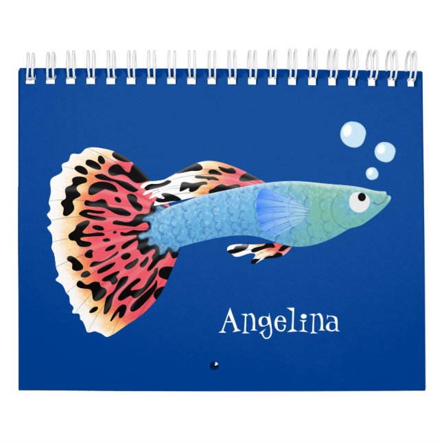 Abbildung des tierischen Cartoon Kalender (Titelbild)