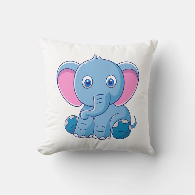 Abbildung des tierischen Cartoon Kissen (Vorderseite)