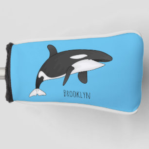 Abbildung des tödlichen Cartoon Golf Headcover