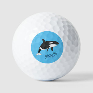 Abbildung des tödlichen Cartoon Golfball