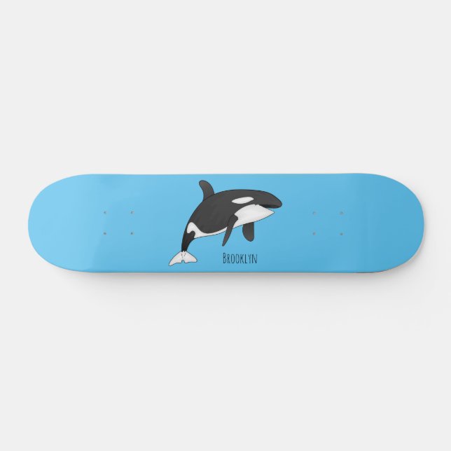 Abbildung des tödlichen Cartoon Skateboard (Horizontal)