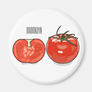 Abbildung des Tomaten-Cartoon Magnet