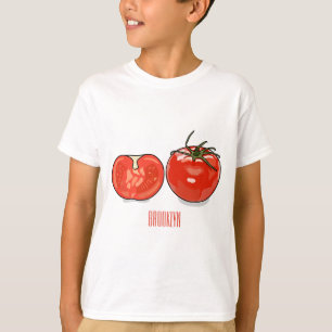 Abbildung des Tomaten-Cartoon T-Shirt