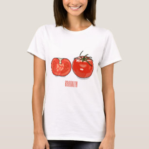 Abbildung des Tomaten-Cartoon T-Shirt