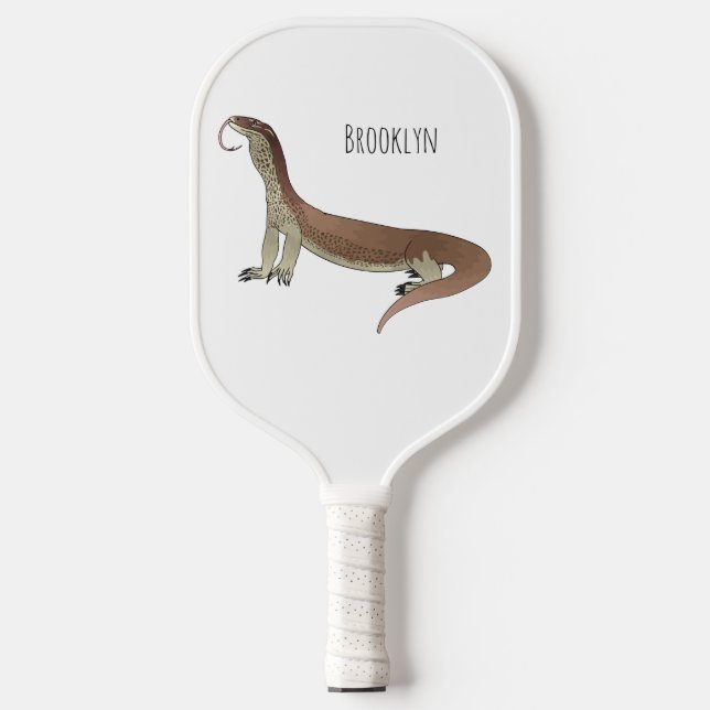 Abbildung des Wardeblattmusters Pickleball Schläger (Vorderseite)
