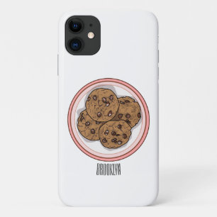 Abbildung eines Chocolate Chip Cookie Cartoon Case-Mate iPhone Hülle