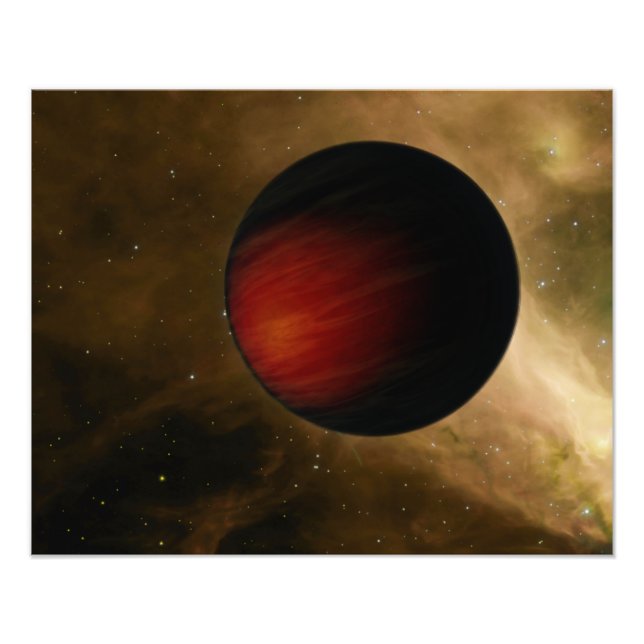 Abbildung eines Hot Jupiter namens HD 149026b Fotodruck (Vorne)
