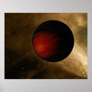 Abbildung eines Hot Jupiter namens HD 149026b Poster