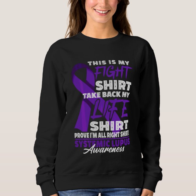 Abbildung I Systemisches Lupus Erythematodes-Bewus Sweatshirt (Vorderseite)