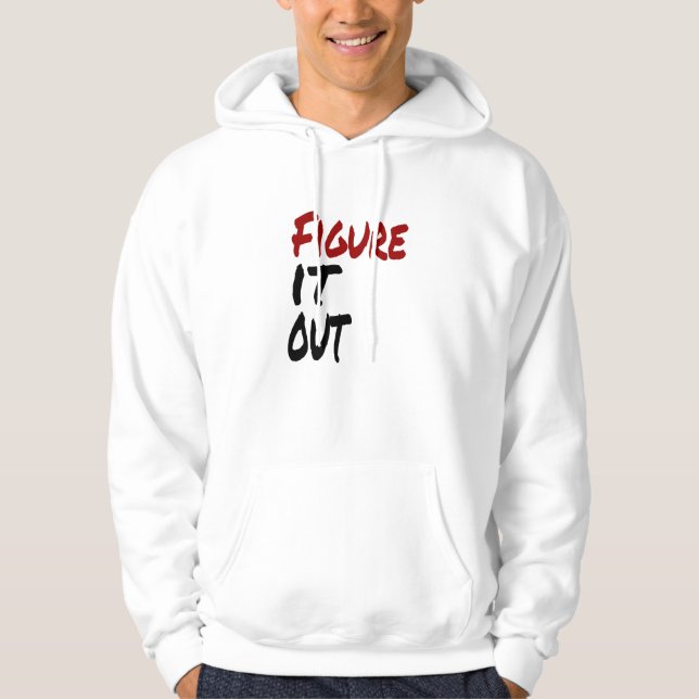 Abbildung IT OUT, Funny Spaß Hoodie (Vorderseite)