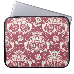 Abbildung. Luxuriöse Textur. Barock, Damasseam Laptopschutzhülle