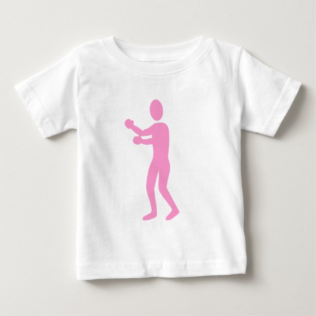 Abbildung: Rosa Baby T-shirt (Vorderseite)
