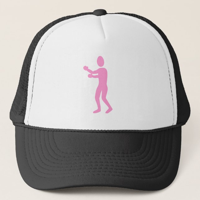 Abbildung: Rosa Truckerkappe (Vorderseite)
