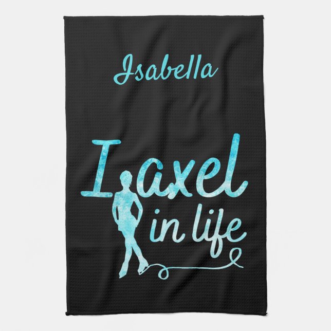 Abbildung Skate Blade Handtuch Axel in gefrorenem  (Vertikal)