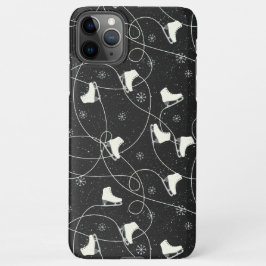 Abbildung Skate Skaten auf dunkelgrau iPhone 11Pro Max Hülle