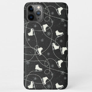 Abbildung Skate Skaten auf dunkelgrau iPhone 11Pro Max Hülle