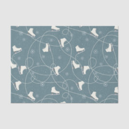 Abbildung Skate Skaten auf Junior blau Seidenpapier