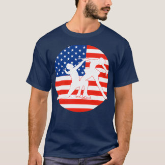 Abbildung Skaten America Merica Dacne T-Shirt