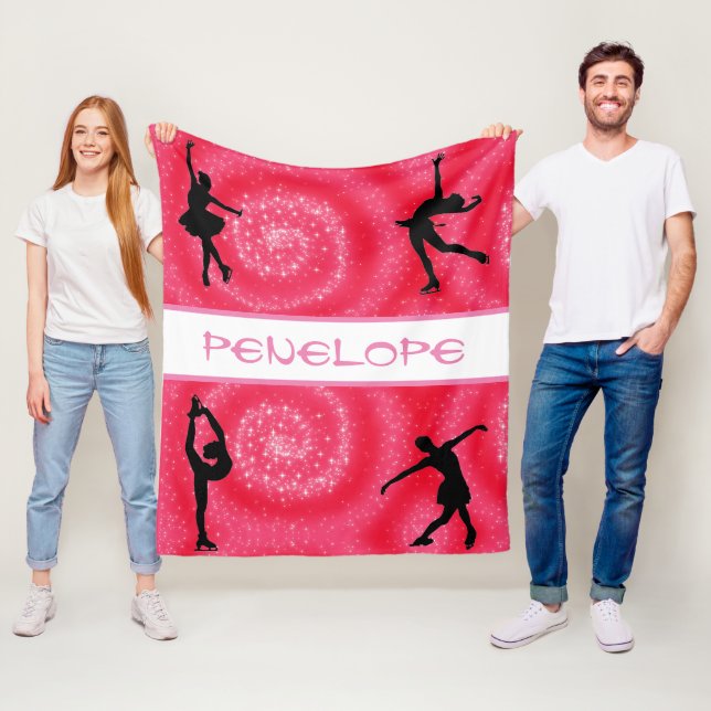 Abbildung Skaten Cherry Swirl Fleece Blanket (Beispiel)
