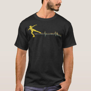 Abbildung Skaten EKG Heart Line T-Shirt
