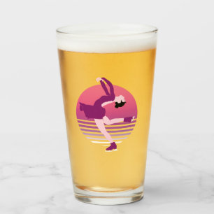 Abbildung Skaten Girl - Art Ice Dancing Glas