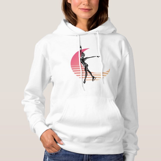 Abbildung Skaten Girl Hoodie (Vorderseite)