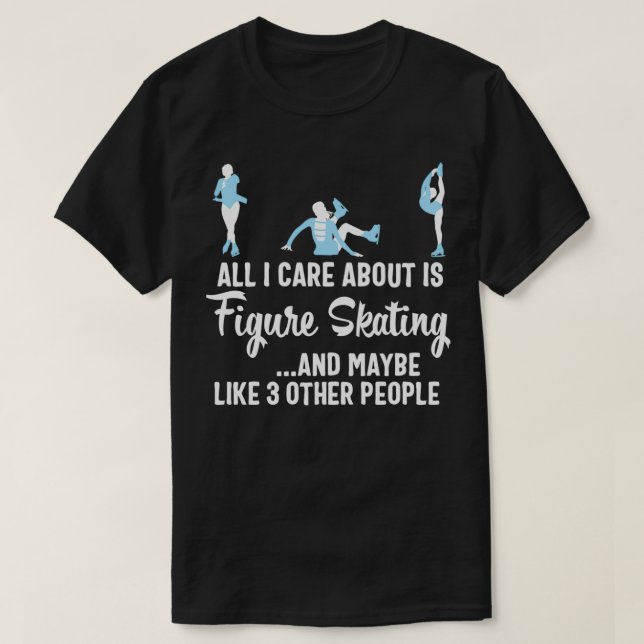 Abbildung Skaten Girls Ice Dancing Skater Coach n  T-Shirt (Design vorne)