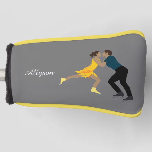 Abbildung Skaten Golf Headcover (Vorderseite)