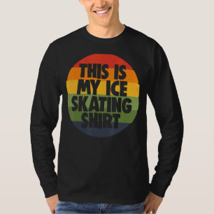 Abbildung Skaten Ice-Skaten Dies ist meine Ice-Ska T-Shirt