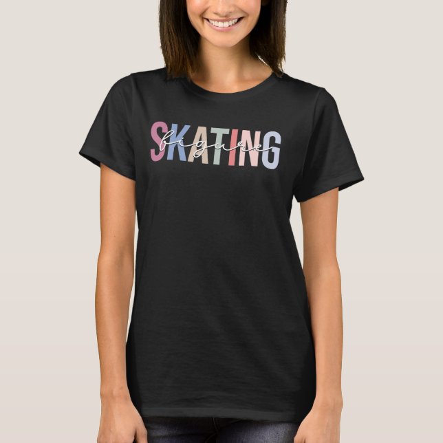 Abbildung Skaten Ice Skaten Ice Skater T-Shirt (Vorderseite)