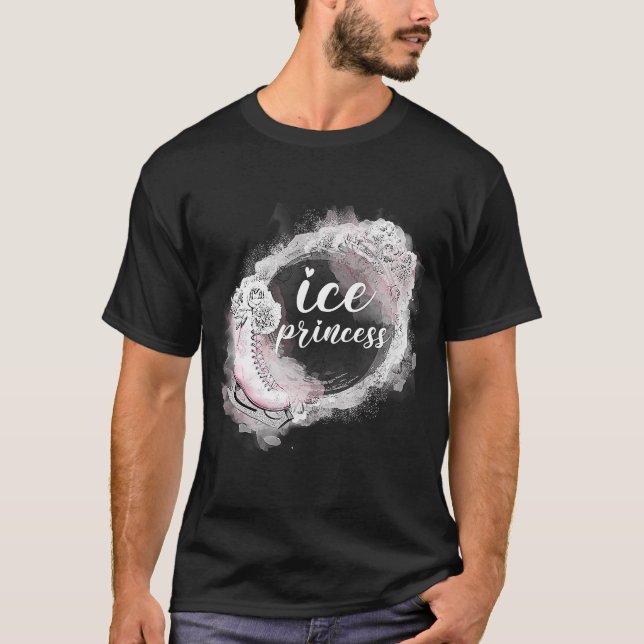 Abbildung Skaten Ice Skater Princess Skate T-Shirt (Vorderseite)