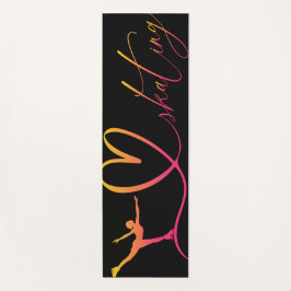 Abbildung Skaten Individuelle Name Yoga Mat Yogamatte