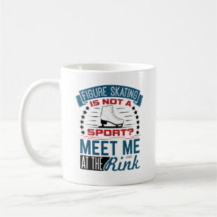 Abbildung Skaten Kein Sport trifft mich am Rink Kaffeetasse