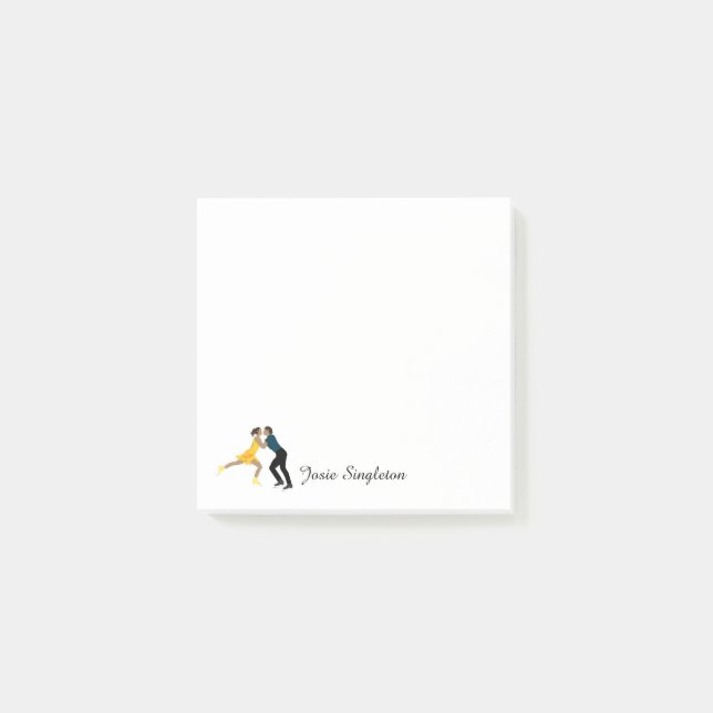 Abbildung Skaten Post-it Klebezettel (Vorderseite)