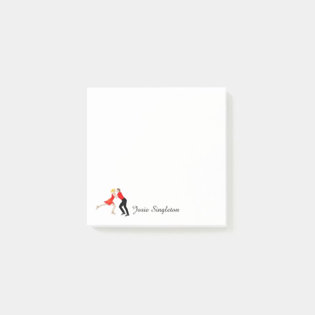 Abbildung Skaten Post-it Klebezettel (Vorderseite)