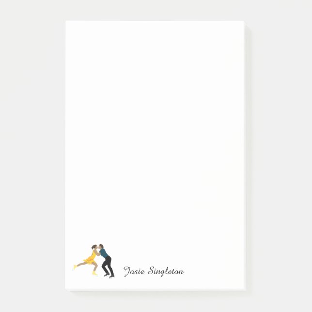 Abbildung Skaten Post-it Klebezettel (Vorderseite)