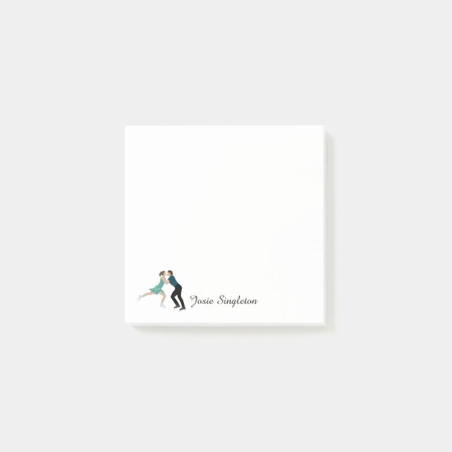 Abbildung Skaten Post-it Klebezettel (Vorderseite)