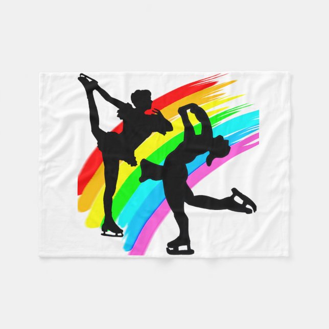 ABBILDUNG SKATEN QUEEN FLEECEDECKE (Vorderseite (Horizontal))