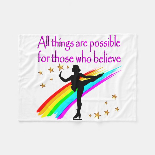 ABBILDUNG SKATEN QUEEN FLEECEDECKE (Vorderseite (Horizontal))