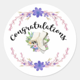 Abbildung Skaten Sticker Herzlichen Glückwunsch