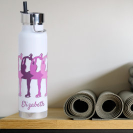 Abbildung Skaten Synchronisierte Farbgruppe Trinkflasche