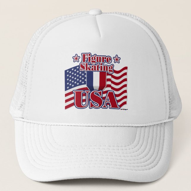 Abbildung Skaten USA Truckerkappe (Vorderseite)
