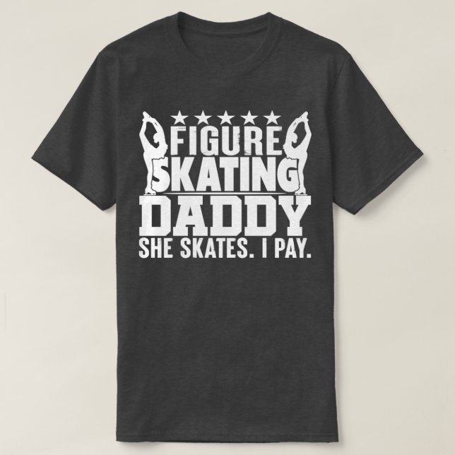Abbildung Skaten Vater Shirt Funny Skater Geschenk (Design vorne)