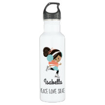 Abbildung Skaten Water Flasche Peace Liebe Skate S