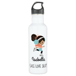 Abbildung Skaten Water Flasche Peace Liebe Skate S Edelstahlflasche