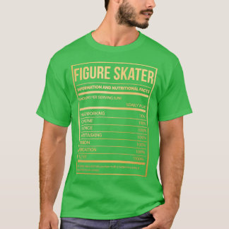 Abbildung Skater Funny Figure Skaten Nutrition Lab T-Shirt