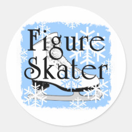 Abbildung Skater Runder Aufkleber